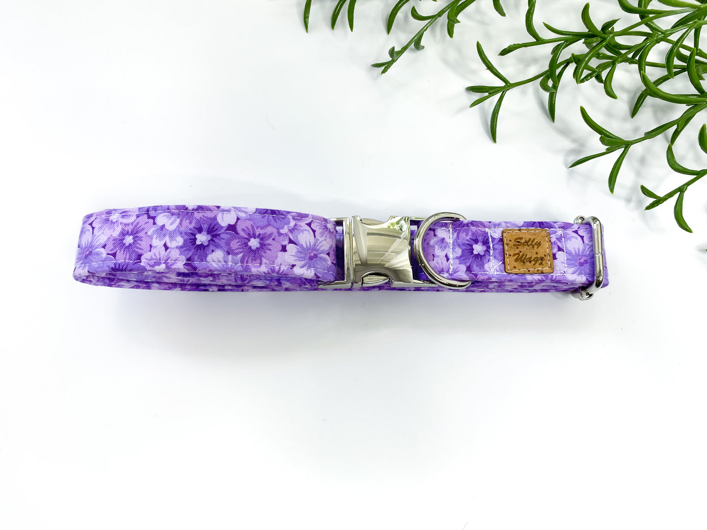 Purple Floral Collar