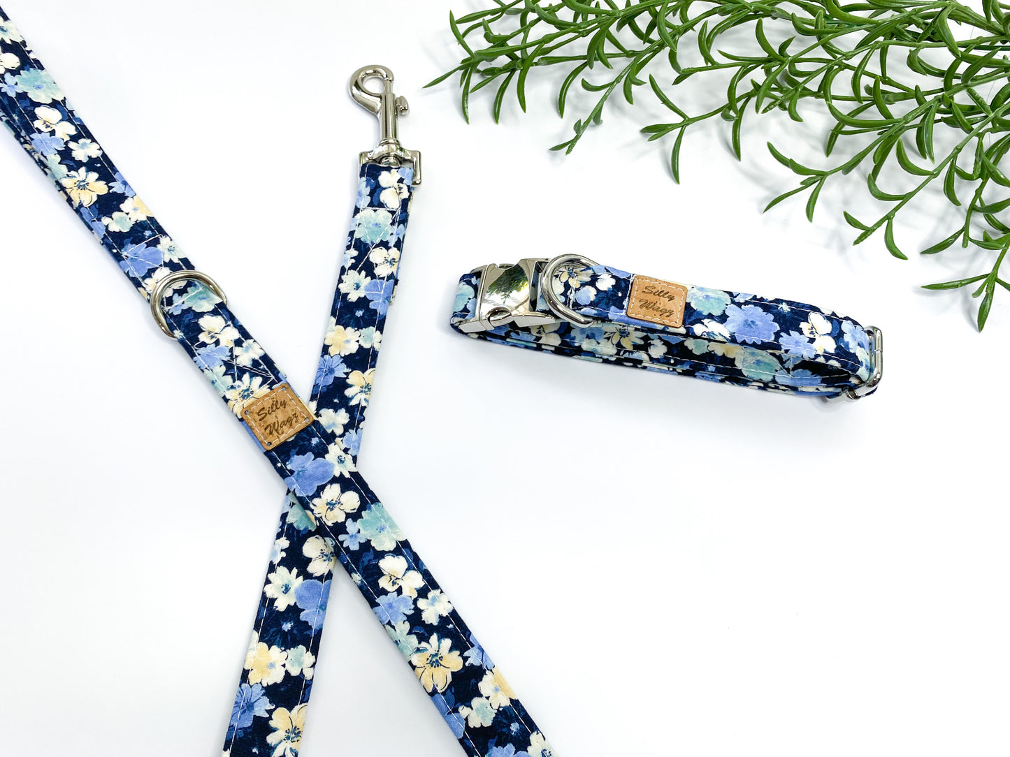 Blue Floral Lead